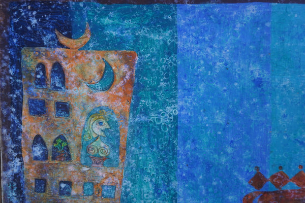 Zev Daniel Harris (1914-1987) - Serenade - Oil on Canvas P3391