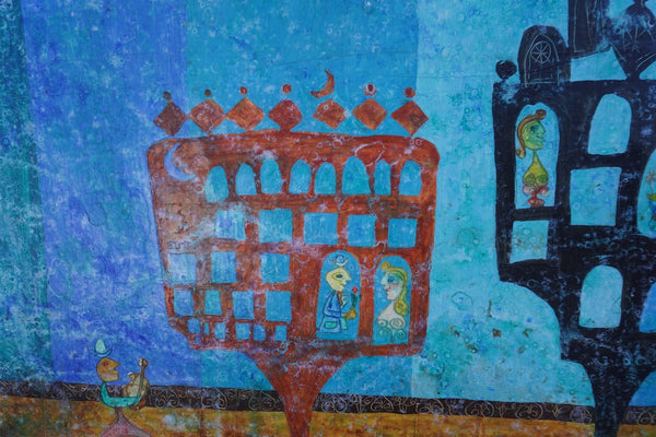 Zev Daniel Harris (1914-1987) - Serenade - Oil on Canvas P3391