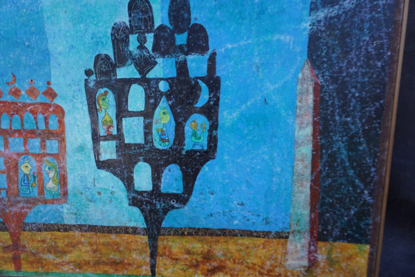 Zev Daniel Harris (1914-1987) - Serenade - Oil on Canvas P3391