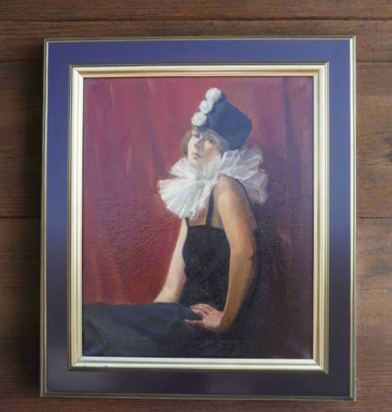 Portrait of Woman by Don Wheeler, Oil on Canvas P3394