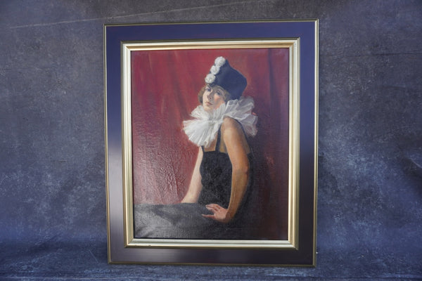Portrait of Woman by Don Wheeler, Oil on Canvas P3394