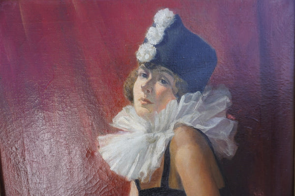 Portrait of Woman by Don Wheeler, Oil on Canvas P3394