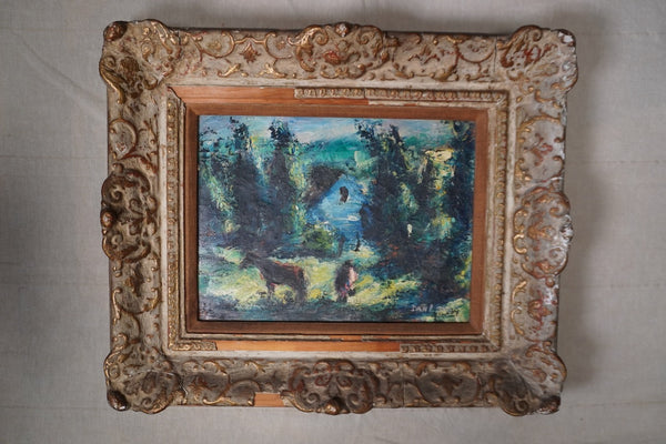 Dan Lutz (1906-1978)- Summer Meadow - Oil on Canvas  P3397