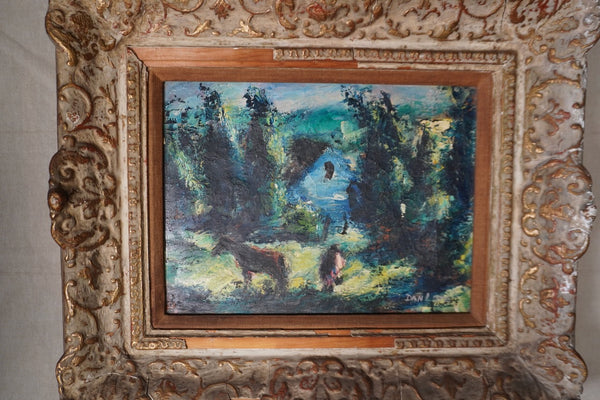 Dan Lutz (1906-1978)- Summer Meadow - Oil on Canvas  P3397