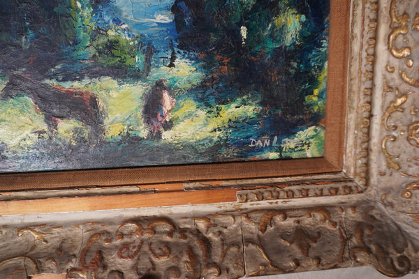Dan Lutz (1906-1978)- Summer Meadow - Oil on Canvas  P3397