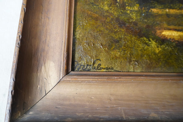 Manuel Valencia (1856-1935) -Woodland  Landscape - Oil on Board  c 1910 P3398