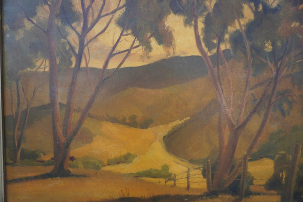 Frederic Johnston - Autumn in San Diego, California - Oil on Canvas 1936 P3401