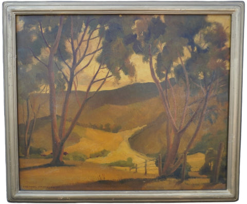 Frederic Johnston - Autumn in San Diego, California - Oil on Canvas 1936 P3401
