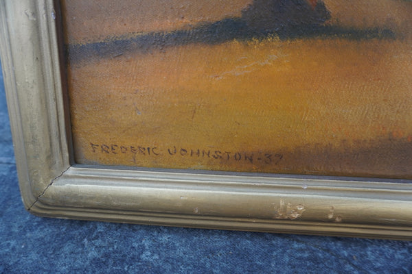 Frederic Johnston - Autumn in San Diego, California - Oil on Canvas 1936 P3401
