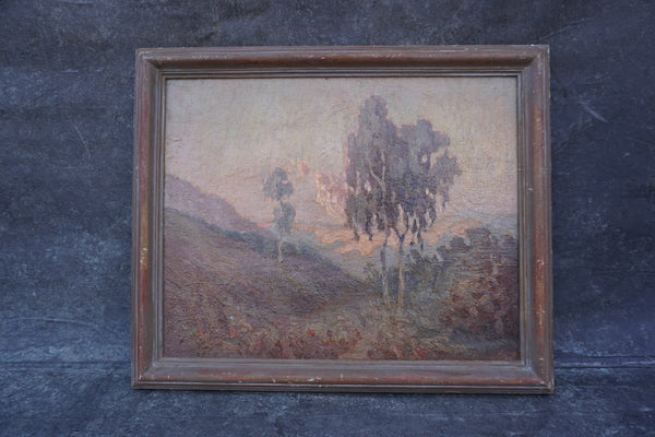 George S Tilden - California Landscape - Oil on Canvas c.1920s P3905
