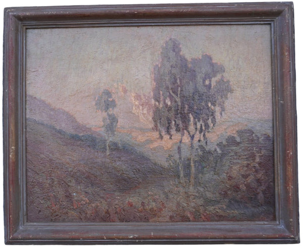 George S Tilden - California Landscape - Oil on Canvas c.1920s P3905
