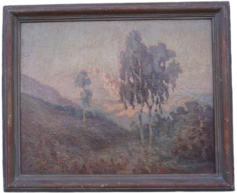George S Tilden - California Landscape - Oil on Canvas c.1920s P3905