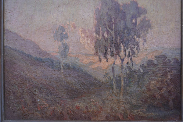 George S Tilden - California Landscape - Oil on Canvas c.1920s P3905