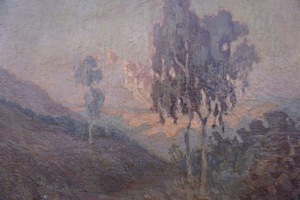 George S Tilden - California Landscape - Oil on Canvas c.1920s P3905