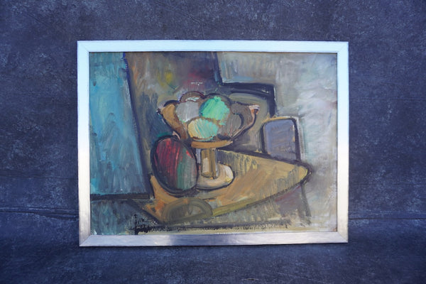 Mina Pulsifer (1899-1989) - Mid-Century Still Life  - Oil on Board P3422