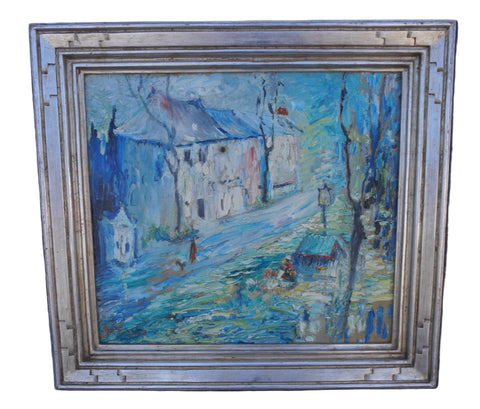 Abstract Impressionist Painting, Oil on Canvas P3425