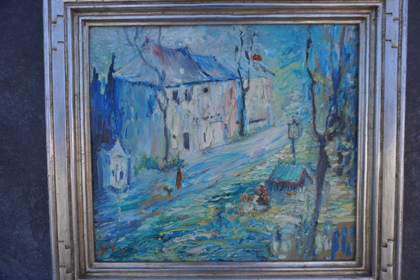 Abstract Impressionist Painting, Oil on Canvas P3425
