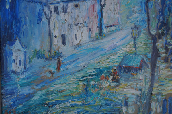 Abstract Impressionist Painting, Oil on Canvas P3425