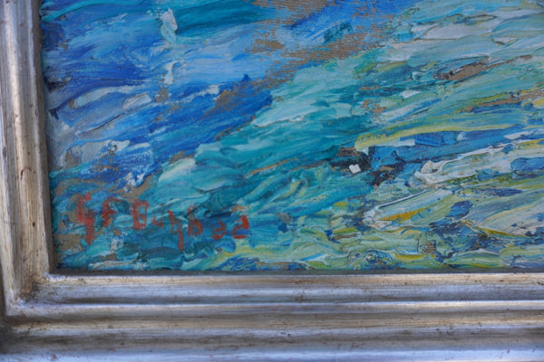 Abstract Impressionist Painting, Oil on Canvas P3425