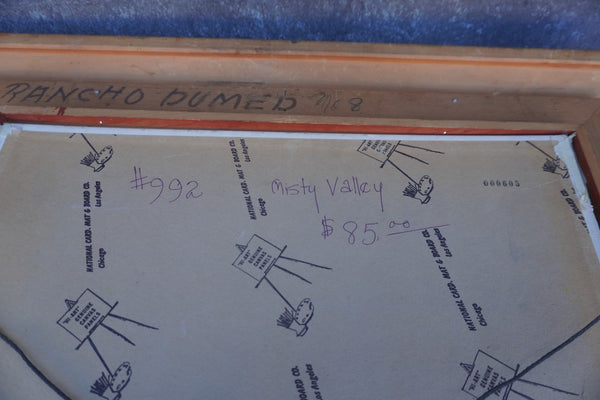 Sam Hyde Harris, Misty Valley, Oil on Canvas P3439