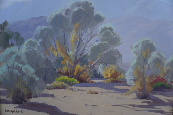 Smoke Tree Acres by Sam Hyde Harris, Oil on Canvas P3441