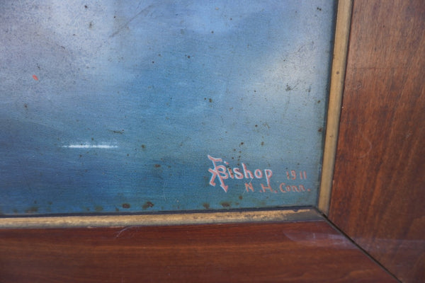 Portrait of S.S. Imperator, Travel Advertising, Tin Lithograph P3443