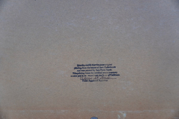 Noon Shadows by Sam Hyde Harris, Oil on Board P3448