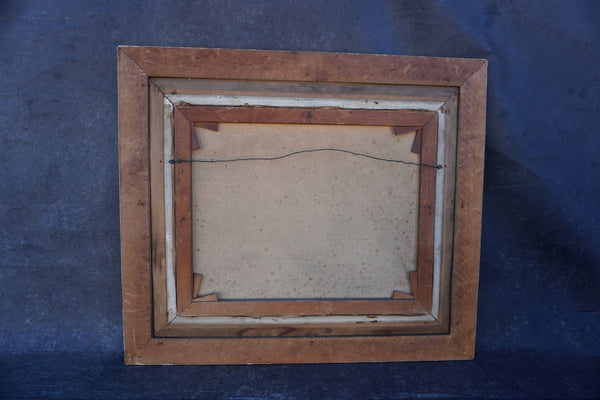 River Bend Campfire, Oil on Canvas by J. Dupal P3452