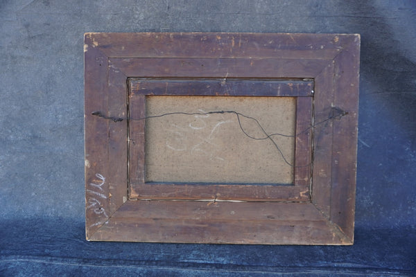 Victorian Era Guernsey Cow Portrait, Oil on Canvas P3453