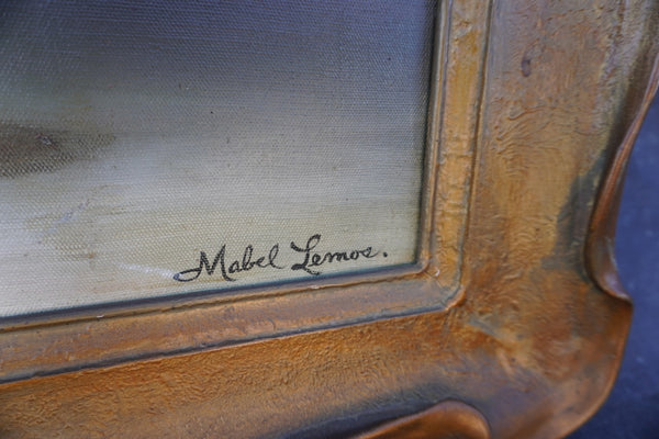 Still Life of Fruit by Mabel Lemos, Oil on Canvas P3454