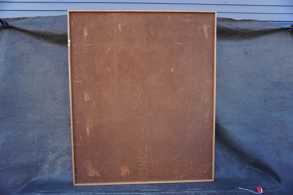 Abstract Portrait by Mina Pulsifer, Oil on Masonite P3458