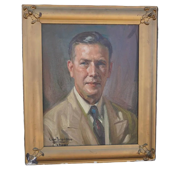 Self Portrait by Ivan Schneider, Oil on Canvas P3459