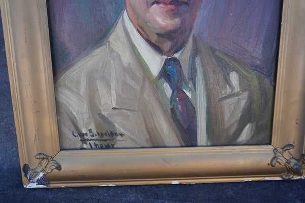 Self Portrait by Ivan Schneider, Oil on Canvas P3459