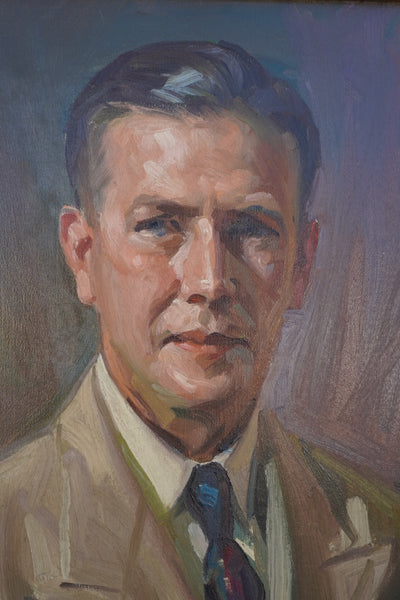 Self Portrait by Ivan Schneider, Oil on Canvas P3459