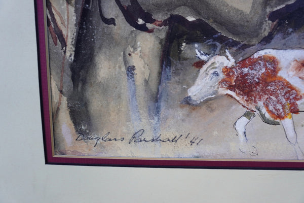 Western Rider, 1941 by Douglass Parshall, Mixed Media on Paper P3464