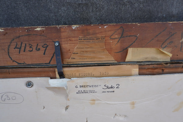 Nordic Figure c.1939 by Ejnar Hansen, Oil on Canvas P3465