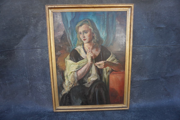 Nordic Figure c.1939 by Ejnar Hansen, Oil on Canvas P3465