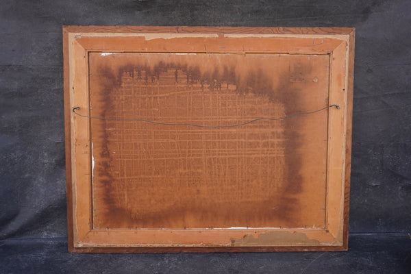 Cliffs of Montecito by Stanley Edwards, Oil on Masonite P3468