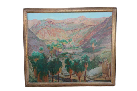 Palm Canyon/Borrego Springs by Henri Gilbert de Kruif, Oil on Canvas P3469