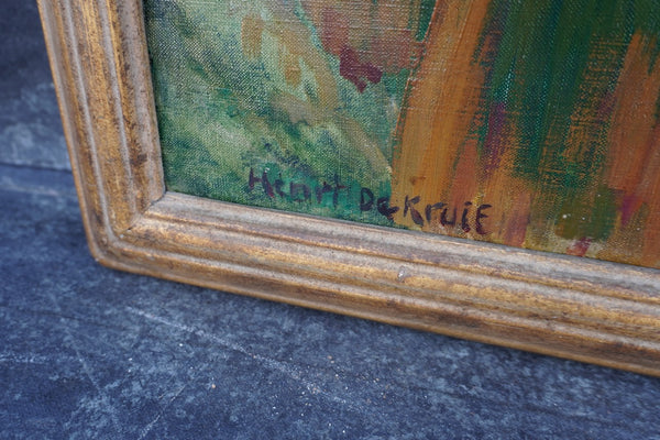 Palm Canyon/Borrego Springs by Henri Gilbert de Kruif, Oil on Canvas P3469