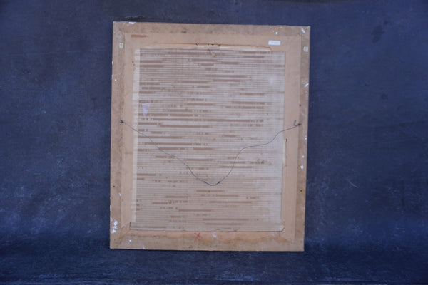 Portrait of a Man by Shirley Hoover Pierce, Oil on Board P3475