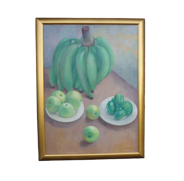 Still Life of Fruit by Francisco Dosamantes, Oil on Canvas P3478