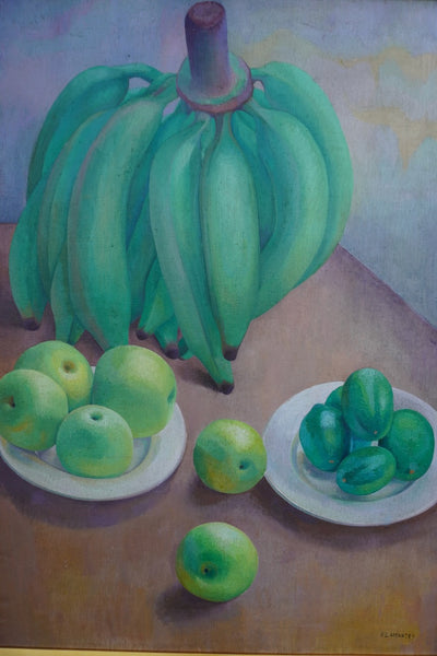 Still Life of Fruit by Francisco Dosamantes, Oil on Canvas P3478