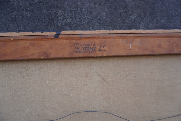 Fox in the Henhouse, oil on canvas, circa 1940, Unknown Artist P3479