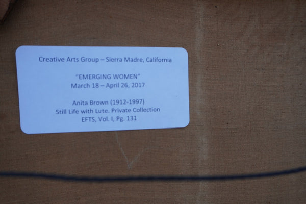 Still Life with Lute by Anita Brown P3482