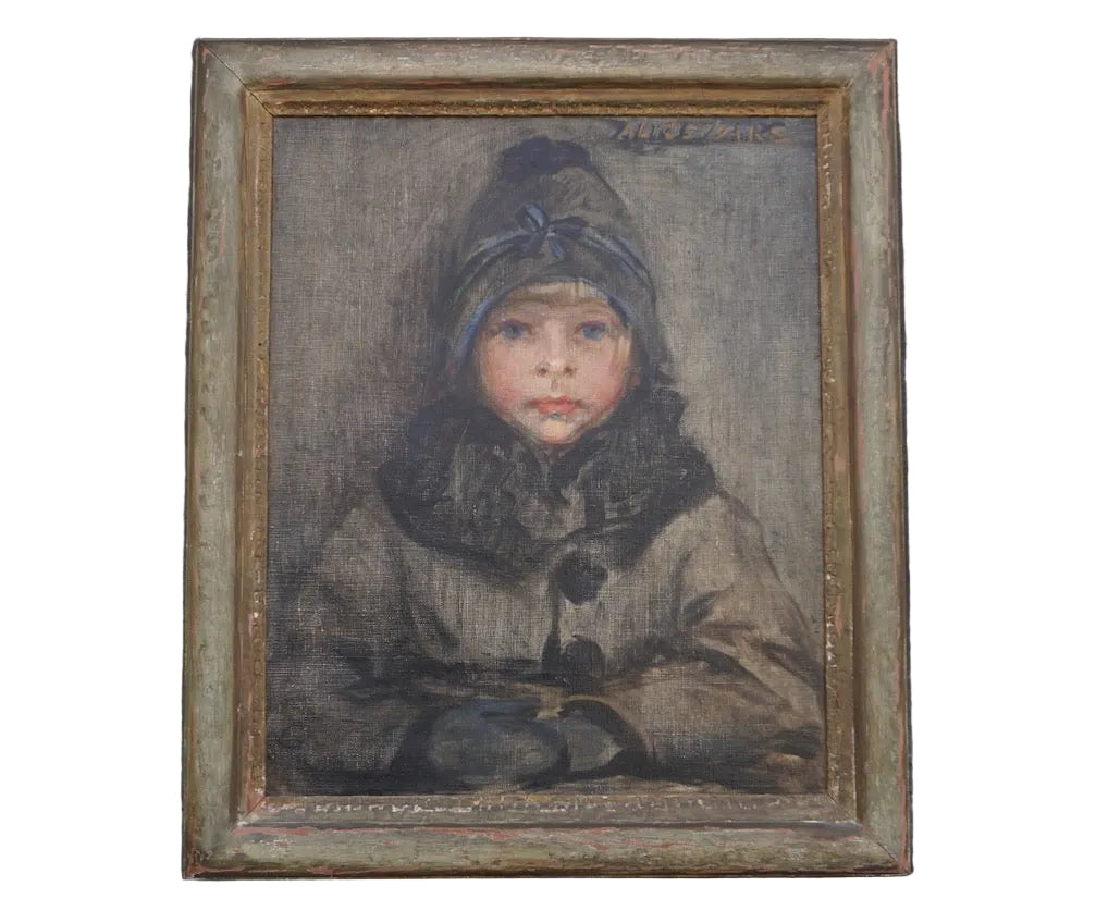 Portrait of Dare Wright by Edith Stevenson Wright, oil on canvas P3484