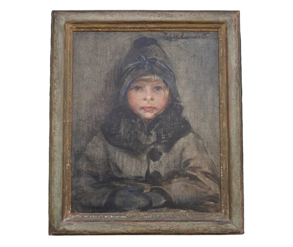 Portrait of Dare Wright by Edith Stevenson Wright, oil on canvas P3484
