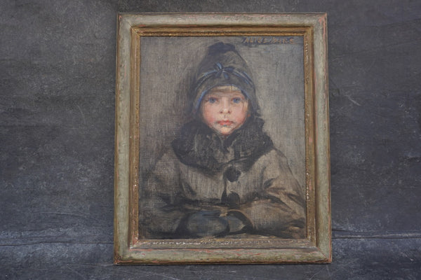 Portrait of Dare Wright by Edith Stevenson Wright, oil on canvas P3484
