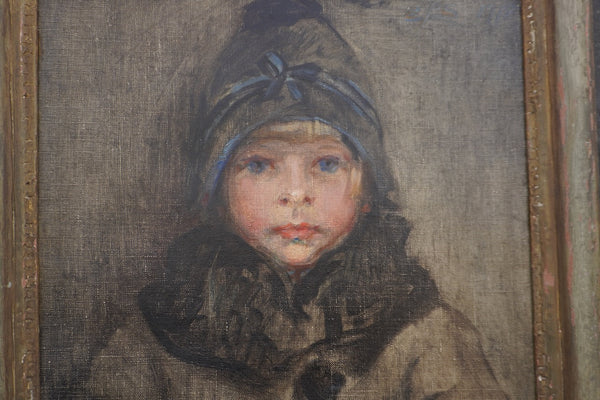 Portrait of Dare Wright by Edith Stevenson Wright, oil on canvas P3484