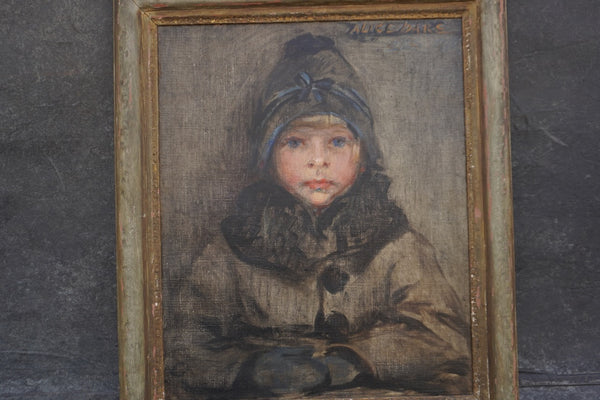 Portrait of Dare Wright by Edith Stevenson Wright, oil on canvas P3484